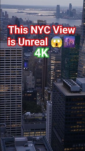 New York City Skyline 4K 🇺🇸 | Stunning Panoramic View #newyork #newyork #travel