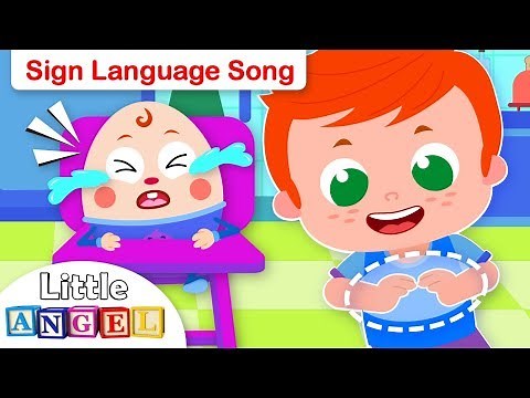 Baby Learns Sign Language | Humpty Dumpty | Kids Songs & Nursery Rhymes by Little Angel