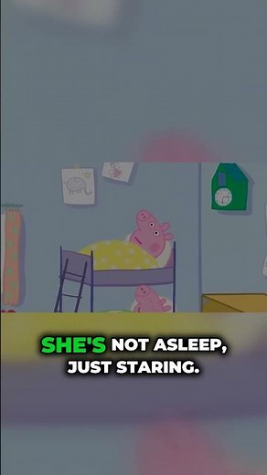 What lurks in the shadows of Peppa Pig's bedtime? 😱