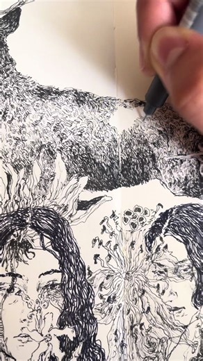 Calming Late Night Fur Inking Art Session