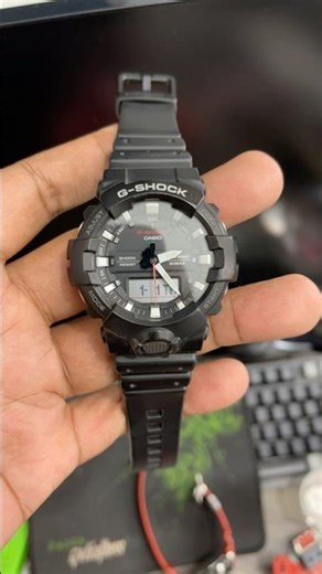 One of the signs that the battery is almost empty on the G-SHOCK GA-800 📝