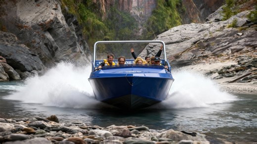 Jet boating with a real jet engine