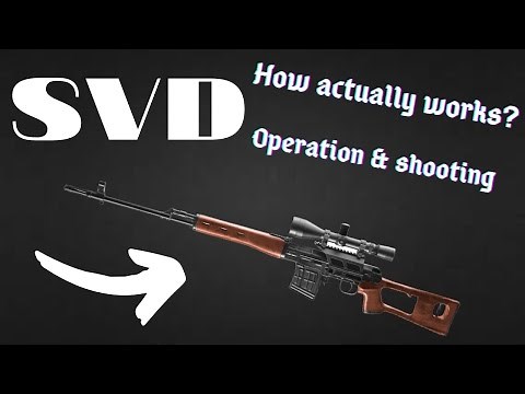 How SVD works | Dragunov's sniper rifle animation | Operation and mechanisms