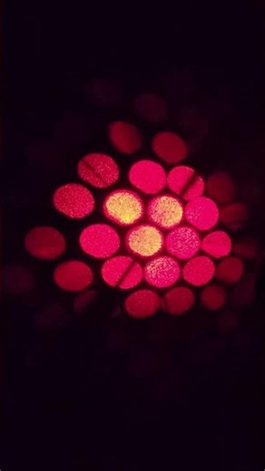 Kaleidoscope Laser Projection on the Wall! #science #physics #optics