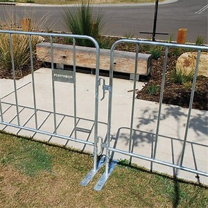 [Hot Item] French Style Bike Rack Barricade Metal Crowd Control Security Barriers Fence