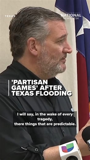 Senator Ted Cruz says partisan finger-pointing after the Texas flooding is not a way to find out what happened and how to prevent disaster in the future. READ MORE: https://bit.ly/3GqGBXq #texas #flooding #kerrville #storms #news #tedcruz | The National Desk - TND
