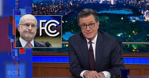 Colbert Says What CBS Told Him Not to Say