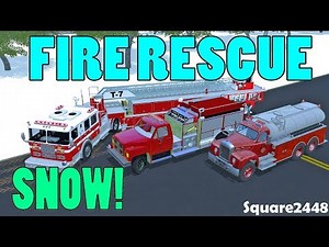 Farming Simulator 17 | Fire Rescue | Bus Fire | Mansion Fire & Logging Machine Fire