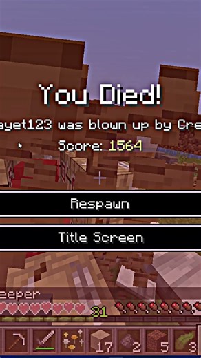 Why I hate Creeper in Minecraft the most #minecraft #creeper