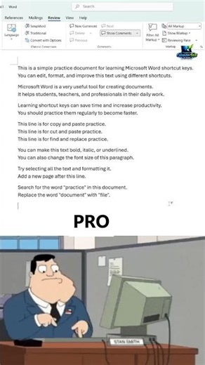 5 Top MS Word Shortcut Key Did You Know? That Will Change Your Work Speed|#shorts #msword #computer