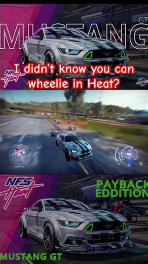 I Didn’t Know You Can WHEELIE in NFS Heat 😱 | Mustang GT Gone Wild!
