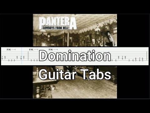 Pantera - Domination - Guitar Tabs