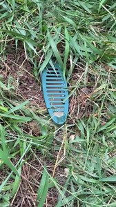 Yard Drain, 4 in. Green Angled Drainage Grate Easy to Install, Low Maintenance, Green Drainage System for Sump Pump Discharge and Downpipe Extensions, Effectively Redirects Rainwater