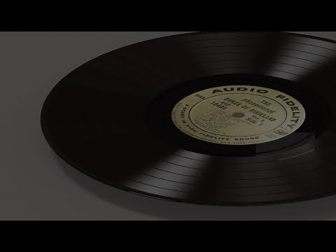 Blender Cycles 2.66: Model And Texture A Vinyl LP Record