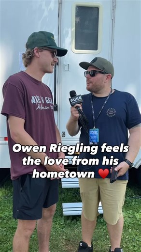 Owen Riegling ♥️’s his hometown of Mildmay, ON 🎥 IG: Owen Riegling | London's Pure Country