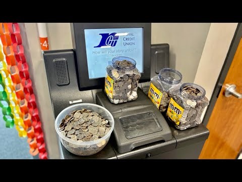 Cashing in OVER $1,000 in QUARTERS! No fee Coin Counter💰