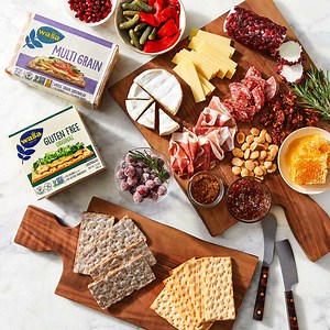 Is there anything as entertaining-friendly as a charcuterie board? We love one built around Wasa Crispbread: Both the Multi Grain and Gluten Free varieties are crunchy but not overpowering. We pulled together our tips for a build-your-own crispbread bar, with a foolproof method for balancing creamy cheese, cured meat, and flavorful fixings, like candied nuts and fruit, to take the stress out of holiday entertaining. Tap the link to see the full guide. #f52partner | Food52