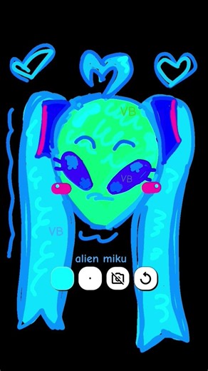 alien mikuuuu #miku #drawing #art