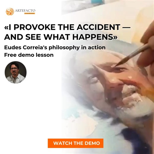 Sometimes a breakthrough doesn’t come from more practice — but from a different way of thinking. Eudes Correia shows how a master thinks and how a stronger watercolor result emerges through process. Real decisions. A living process. A clear shift in understanding — in just 3 days. 🎨 Experience how your approach to watercolor begins to change. 👉 Get Free Access | Art School Artefacto