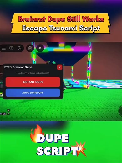 Escape Tsunami for Brainrot Script (FIXED FOR LATEST UPDATE) #escapetsunamiforbrainrot #delta #script #roblox #rausenia #etfb #scripts