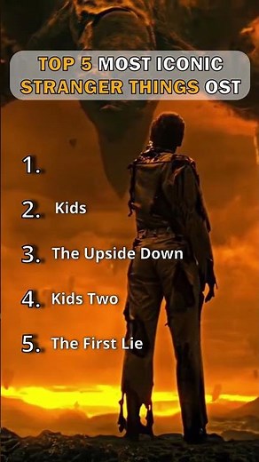 Top 5 Stranger Things SoundTracks #strangerthings