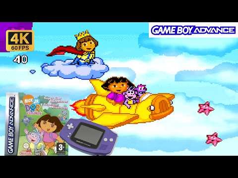 Dora the Explorer: Super Star Adventures (2006) Nintendo GameBoy Advance Gameplay in HD～4K 60FPS