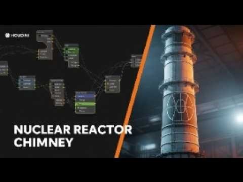 Procedural Nuclear Reactor Chimney in Houdini | Geometry Tutorial