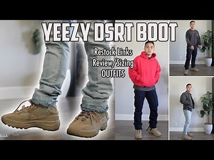 Yeezy Desert Boot "Rock" RESTOCK | Outfits | Review | LINKS!