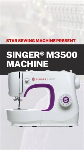 StarSewGCC on Instagram: "The SINGER® M3500 sewing machine delivers versatility and reliability for everyday sewing projects. With multiple built-in stitches and easy operation, it is ideal for beginners and experienced sewists alike. Our Store: starsewing.store Call: +971 4 267 9444 Email: star@starsew.com #singer #sewingmachine #sewinglife #creativesewing #trendingreels"