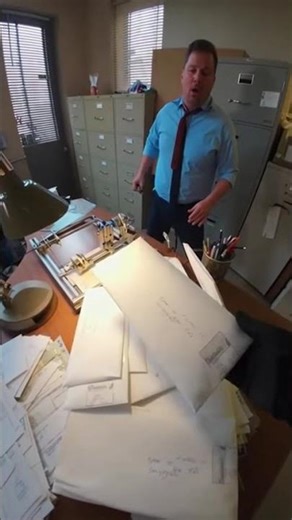 Officer Investigates "Mail Fraud" After Seeing Our Handwritten Letters