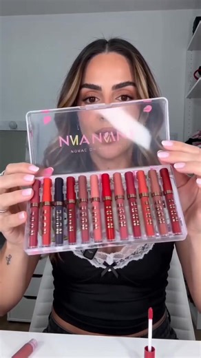 Set 12 Labiales indelebles MATTE LargaDuración！！#lápizlabial#labialrojo#labialmate#maquillaje#tiktokshop#fyp