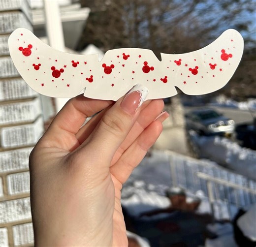 Magic Mouse Red Foil Face Freckles - Etsy