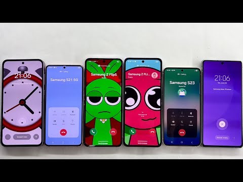 Incoming + Outgoing Call + Alarm Clock + Timer Samsung Z Flip 5, Z Flip 3, Galaxy S21, S23, A55, N20