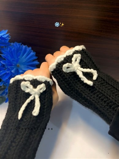 Handmade Crochet Gloves for Winter Warmth