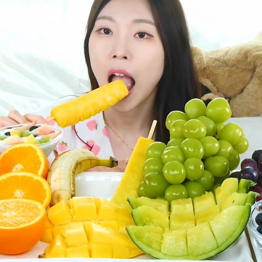 ASMR Fruits Mukbang Compilation