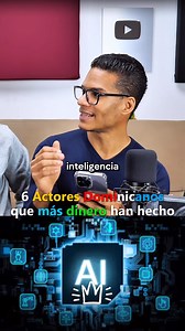 Los 6 actores Dominicanos que más dinero han hecho según la IA! #actor #actriz #actores | Los Black Kings