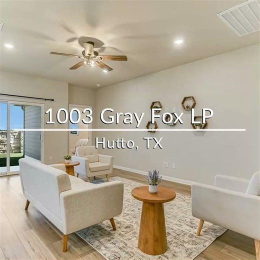 For Sale! 1003 Gray Fox LP, Hutto, TX #txtowns #realestate #justlisted #forsale