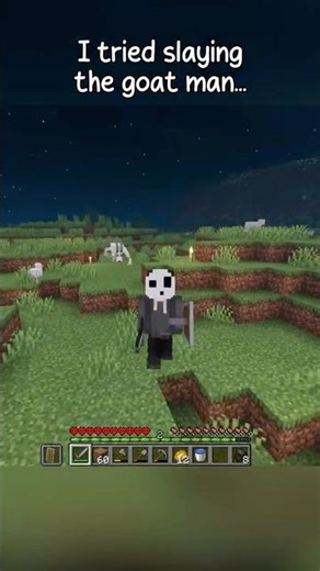 Minecraft I Tried Slaying The Goatman…
