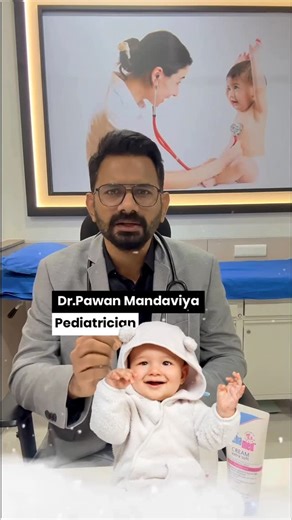 Dr Pawan Mandaviya on Instagram: "Winter can be especially tough on baby skin ❄️ Dryness and irritation appear faster than you think. That’s why I trust Baby Sebamed Body Lotion. Its ideal pH 5.5 keeps the skin barrier healthy and protected from day one 💧 With Chamomile and Allantoin, it gently soothes and nourishes delicate skin every day. For extra dry areas like elbows, and knees, Baby Sebamed Cream with Jojoba Oil, Allantoin, and Panthenol provides deeper hydration and care 💕 Gentle, effec