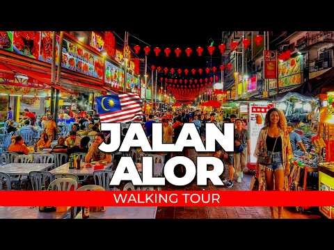 Jalan Alor Bukit Bintang Night Market Walk - Kuala Lumpur Street Food 2026