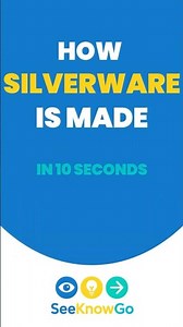 How Silverware Is Made in 10 Seconds | SeeKnowGo