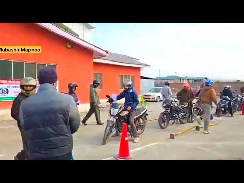 Ganderbal RTO Bike Licence Test | Step by Step | Mubashir Mapnoo