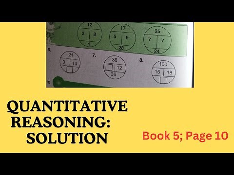 Quantitative Reasoning Solutions for Primary School||Lantern Steps Quantitative Reasoning Book 5