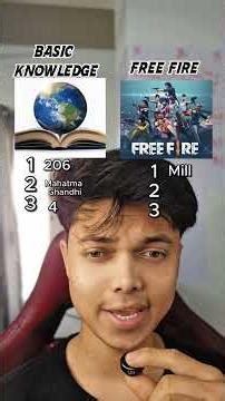 FREE FIRE 🔥 or BASIC KNOWLEDGE 🌎 #freefire #freefireindia #freefiremax #gamingaboveall