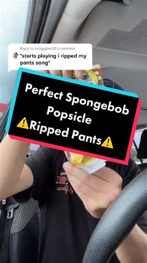 Perfect Spongebob Popsicle Review with Ripped Pants