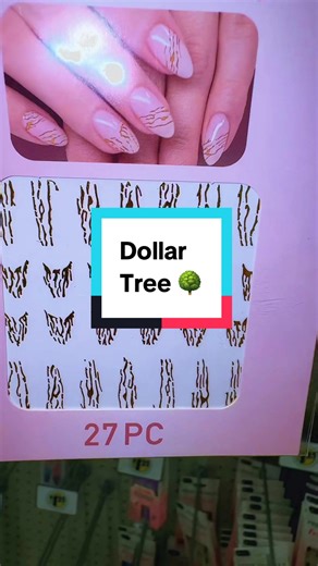 Stickers para uñas decorativas en Dollar Tree