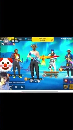 B2K vs Bangladesh Player – Sniper Fight Free Fire Story!