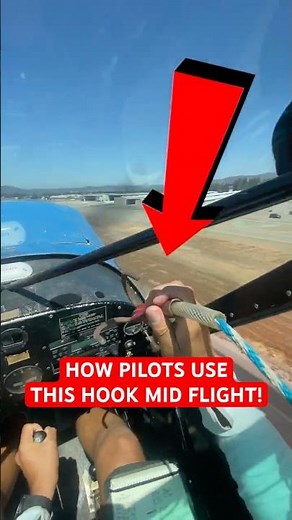 How Pilots Pick Up Banners Mid-Flight! 🤯