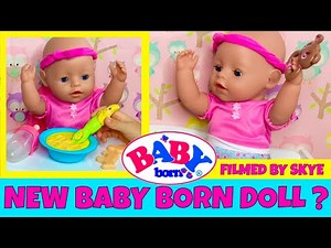 💞Welcome New Baby Born Doll To Our Channel! ☀️Morning Routine Filmed & Edited By Skye!🎀