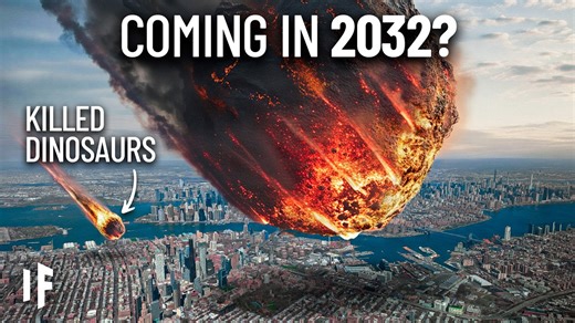 A simulation of every asteroid hitting Earth at once